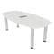 Skutchi Designs 33.5 in W, 59.5 in L, 29 in H, Engineered Wood Top, White H-ABOT-3460-PT-WC-EL - alternate 1